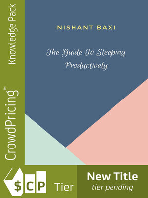 cover image of The Guide to Sleeping Productively
